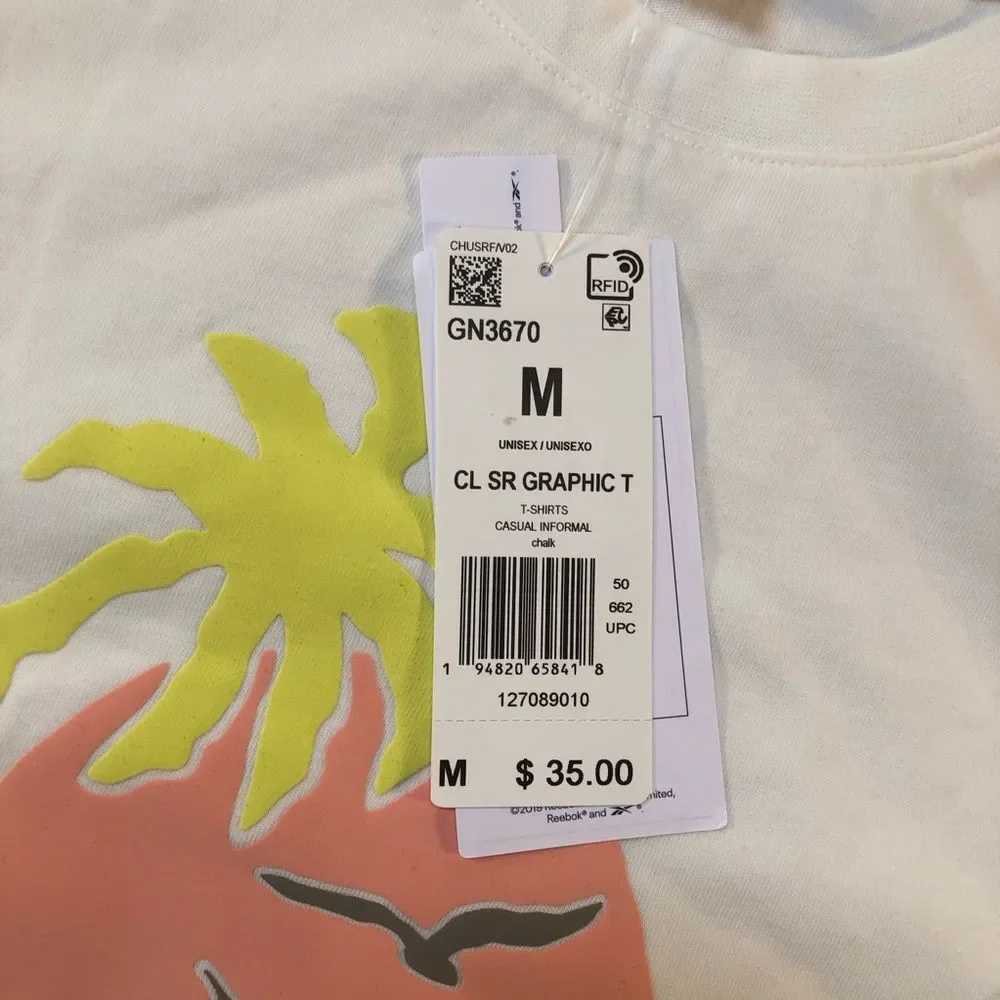 Reebok Classic T-Shirt Men’s Medium NWT $35